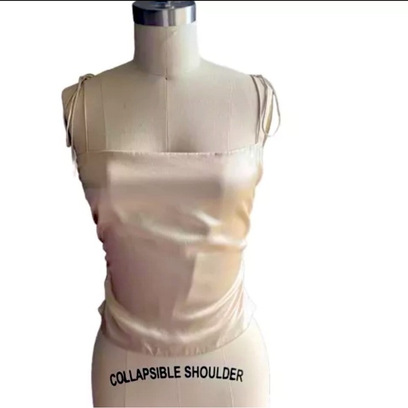 Reformation silk beige cami great condition - Picture 4 of 9